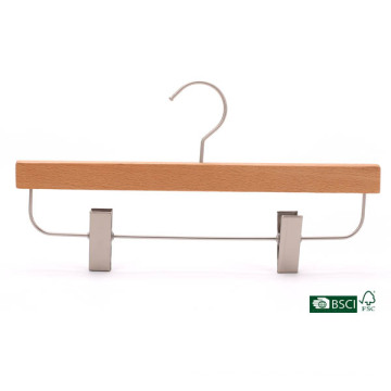 Premium Design Natural Wood Wooden Pants Hanger